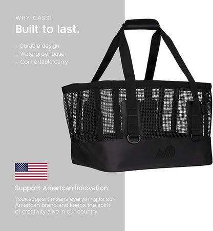 MISSION Boat Gear CASSI Heavy-Duty Outdoor Tote and Waterproof Marine-Grade Mesh Boat Bags