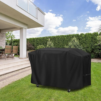 Grill Cover for Weber 28" Rust-Resistant Griddle, 53in Outdoor Flat Top Grill Cover Waterproof for Weber 3-Burner Griddle 1501005 and BBQ Grills-53x24x34inch