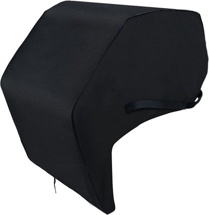 Oklagarden Grill Cover for Wolf OG36, Twin Eagles, Alfresco & Lynx 36 Inch Built-in Grills - Heavy Duty BBQ Cover - Black Vinyl - Hook and Loop Closure