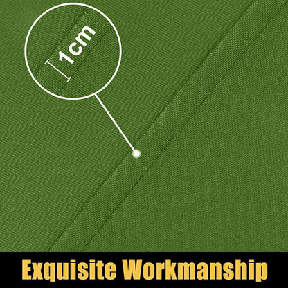 Smiry Rectangle Picnic Table Cloth, Waterproof Elastic Fitted Tablecloths for 6 Foot Tables, Washable Polyester Table Cover for Camping, Indoor and Outdoor (Olive Green, 30"x72")