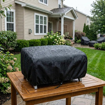 24 Inch Tabletop Grill Cover for Most 2-Burner Portable Gas Grills | Fit for Cuisinart CGG-306, Pit Boss 75275 PB100P1, Royal Gourmet 24" Griddle, Waterproof, 600D Heavy Duty Polyester