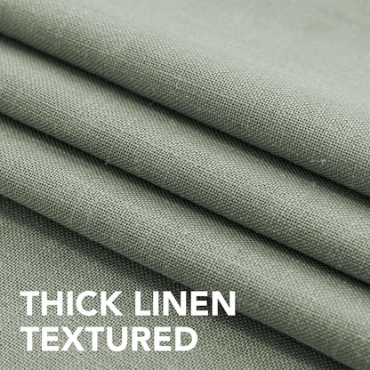 H.VERSAILTEX Linen Table Cloths Rectangle 60 x 120 Inch Premium Tablecloth Spill-Proof Waterproof Table Cover for Dining Buffet Feature Extra Soft and Thick Fabric Wrinkle Free, Sage