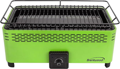 Brentwood BBF-31G Smokeless Portable BBQ,Non-Stick,Green