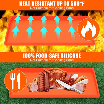 Silicone Griddle Mat Cover for Blackstone - 28XL Inch True All-Encompassing Coverage Heavy Duty Food Grade Grill Buddy Mat, All Season Cooking Surface Protective Cover