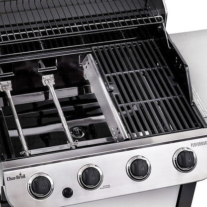 Charbroil Grill Replacement Part, Char Broil Grill Burner;4-Burner | Burner L=17.75 inch,304 Stainless Steel;For Charbroil Performance 4 & 2 Burner Grills 463342119 463377319 463347019 463376519