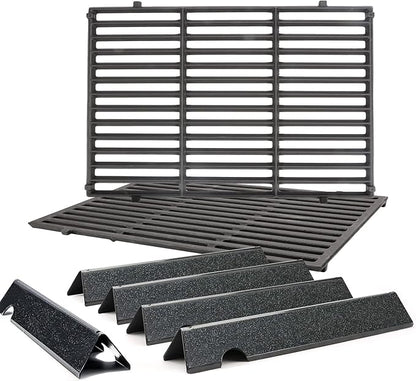 Genesis II Grill Parts for Weber Flavorizer Bars 66032 & Cast Iron Cooking Grates 66095 for Weber GS4 Replacement Parts Genesis II E/S-310 E-315 E-325 E-330 S-335 for Weber Genesis 2 Grill Grates