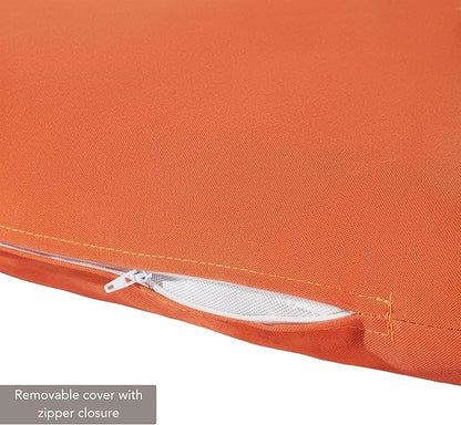 Outdoor Reversible Chaise Lounge Chair Cushion, Sunrise