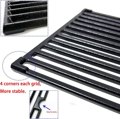 DC146 16 4/9'' Cooking Grates for Dyna Glo DGF493BNP DGB494SPB DGF493PNP DGB495SDP-D, for Kenmore 146.23678310 146.16132110 146.16153110 146.20164510 146.23679310 146.23681310, #70-01-273