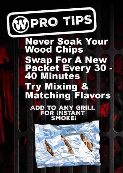 Western Mesquite BBQ Smoking Chips 4 Pack – 100% Real Wood for Grilling & Smoking – Bold, Tangy Smoke Flavor – Perfect for Brisket, Steak, Beef, Pork & Lamb (Mesquite)