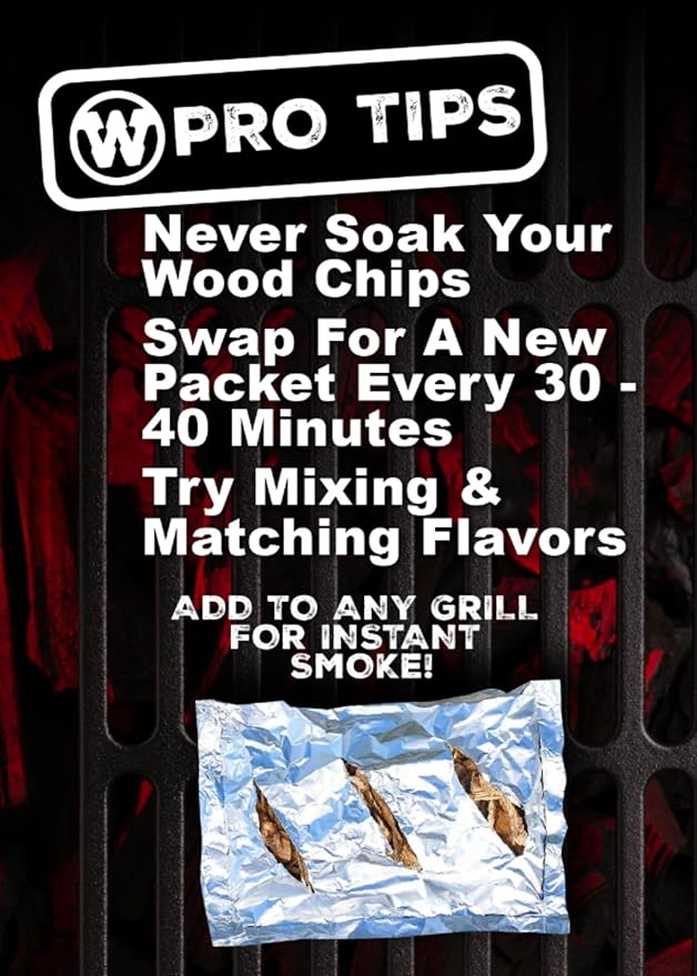 Western Apple BBQ Smoking Chips 4 Pack – 100% Real Wood for Grilling & Smoking – Mild, Sweet, and Delicate Smoke Flavor – Perfect for Pork, Ribs, Pork Shoulder, Chops, Vegetables & Beef (Apple)
