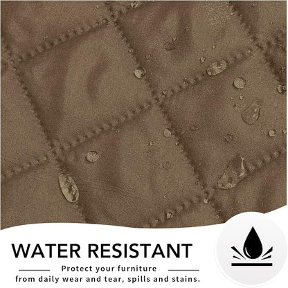 Easy-Going Reversible Couch Cover, Chaise Lounge, Camel/Camel | Machine Washable Slipcover For Dogs, Water Resistant Furniture Mat For Living Room, Non-Slip Sofa Cover, Pet Friendly