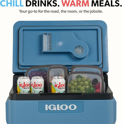 Igloo Thermoelectric Cooler & Warmer | 12V Portable Cooler for Truck, RV, Car & Home