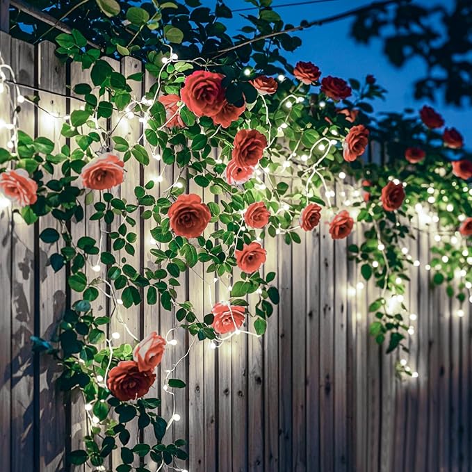 8 Pack Battery Fairy Lights with Remote, 320FT 960LED, Cool White | 8 Modes, Timer Function, Waterproof, Dimmable, Battery Operated Twinkle Light for Indoor Outdoor Xmas Party Holiday Decor