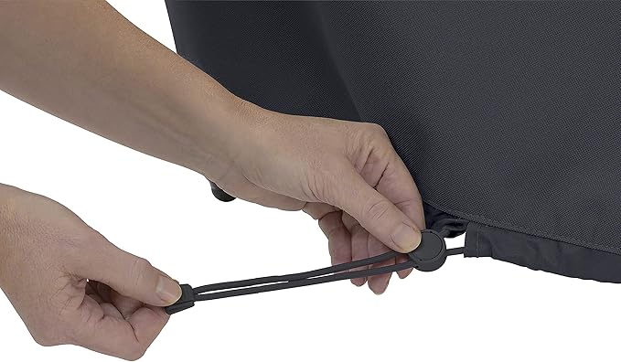 Classic Accessories Ravenna Water-Resistant 72 Inch BBQ Grill Cover, Black