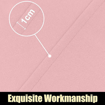 Smiry Rectangle Picnic Table Cloth, Waterproof Elastic Fitted Tablecloths for 6 Foot Tables, Washable Polyester Table Cover for Camping, Indoor and Outdoor (Baby Pink, 30"x72")