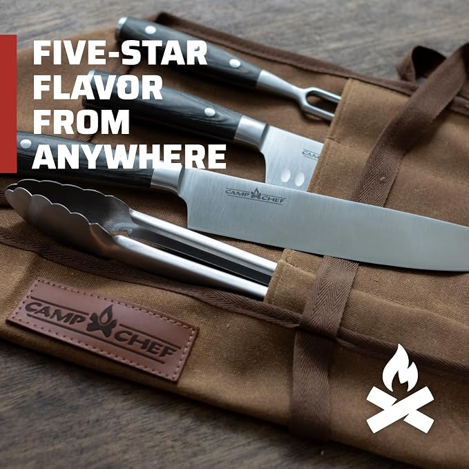 Camp Chef Deluxe 4 Piece Carving Knife Set, Multi