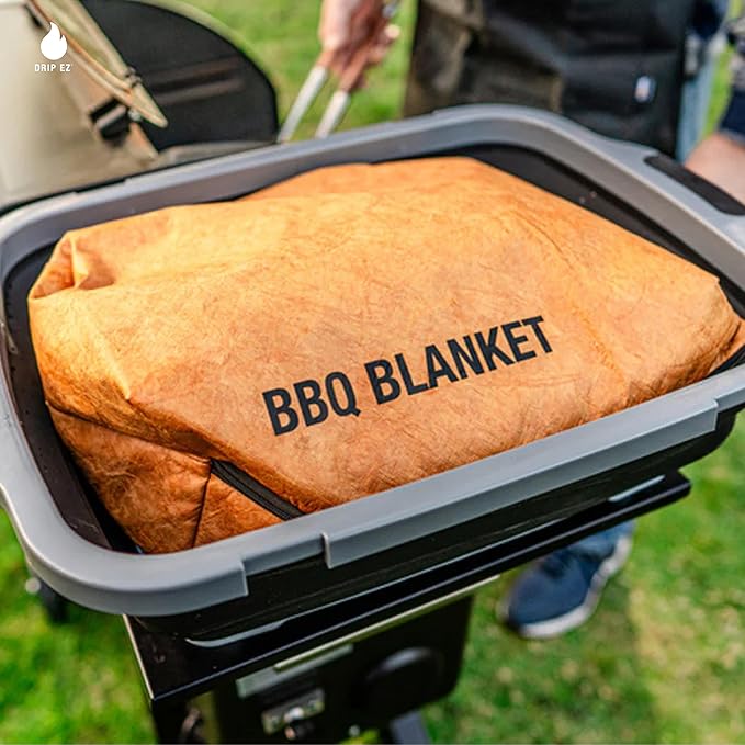 XL Prep Tub & BBQ Blanket Gift Bundle: (2) XL Prep Tubs + (2) Meat Resting Blankets - Ultimate BBQ Gift for Pitmasters, Brisket, Ribs, Pulled Pork & Outdoor Cooking