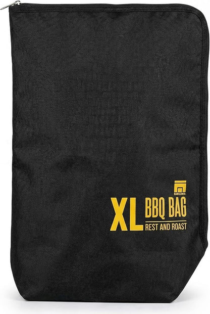 BBQ Blanket for Resting Meat, 21" x 15" x 8" Insulated Meat Resting Bag, 5-Layer Heat-Resistant Design, Easy to Clean, Heavy-Duty Wide Mouth for Briskets, Steaks