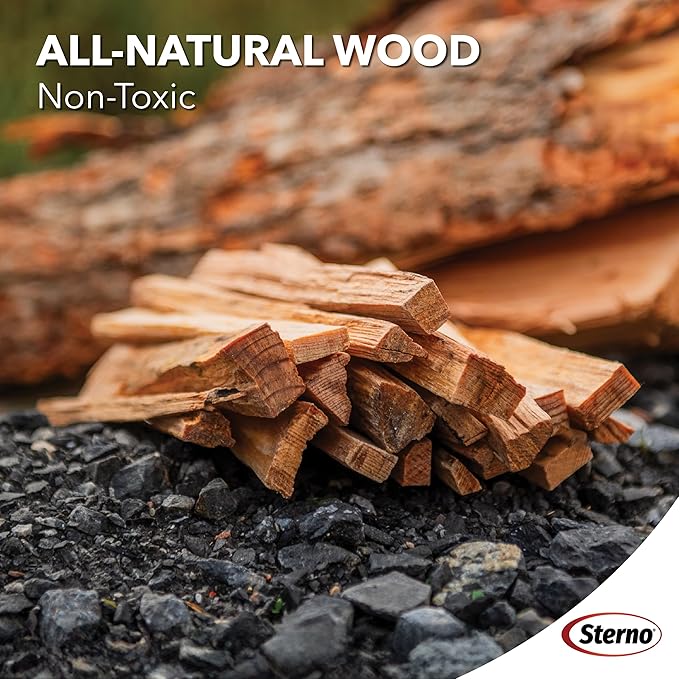 Sterno Fatwood Fire Starter Sticks, 10 lb — All‑Natural Resin‑Rich Pine Wood, Easy to Light, Indoor/Outdoor, Weather Resistant, Sustainably Sourced