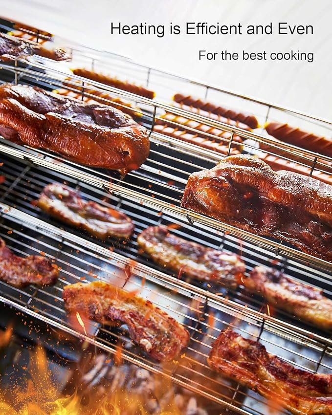 120V 500W Smoker Heating Element Fit for Bradley 4-Rack 6-Rack Outdoor Electric Smoker BTIS1 BS611 BTDS76P BTDS108P BS815XLT, Digital Food Smokers Heat Bar
