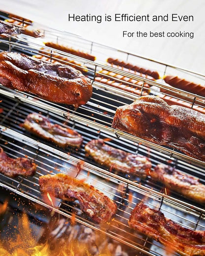 120V 500W Smoker Heating Element Fit for Bradley 4-Rack 6-Rack Outdoor Electric Smoker BTIS1 BS611 BTDS76P BTDS108P BS815XLT, Digital Food Smokers Heat Bar