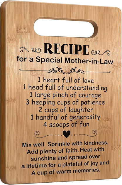 Popular Gifts for Mother in Law Mothers Day, Cutting Board Gift for Mother-in-Law, Cute Mother in Law Gifts from Daughter in Law, Birthday Gift for Mother in Law