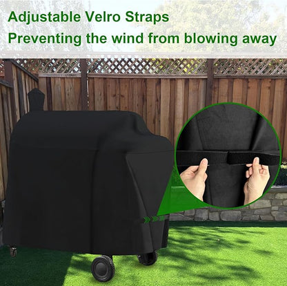 Outdoor Grill Cover Fits Traeger Pro 780 & Pro 34 (TFB86KLF, TFB34KLF) Electric Grill and Smoker,Compared to BAC504 BAC380 Traeger Cover Geny Waterproof BBQ Grill Cover