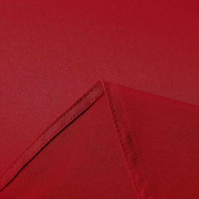 sancua Rectangle Tablecloth - 60 x 84 Inch - Stain and Wrinkle Resistant Washable Polyester Table Cloth, Decorative Fabric Table Cover for Dining Tables, Buffet Parties, Valentine's Day, Red