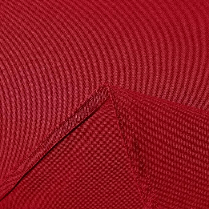 sancua Rectangle Tablecloth - 54 x 108 Inch - Stain and Wrinkle Resistant Washable Polyester Table Cloth, Decorative Fabric Table Cover for Dining Tables, Buffet Parties, Christmas Red