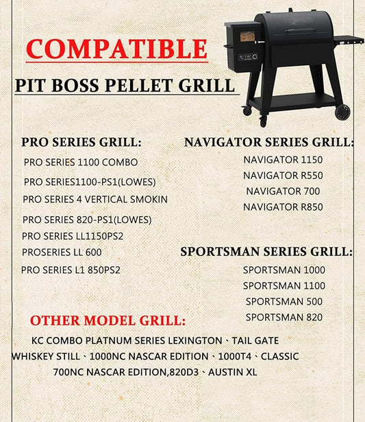 Replacement RTD Temperature Probe Sensor, Compatible with Pit Boss Pellet Grill PB1000XL-025-R00 V2