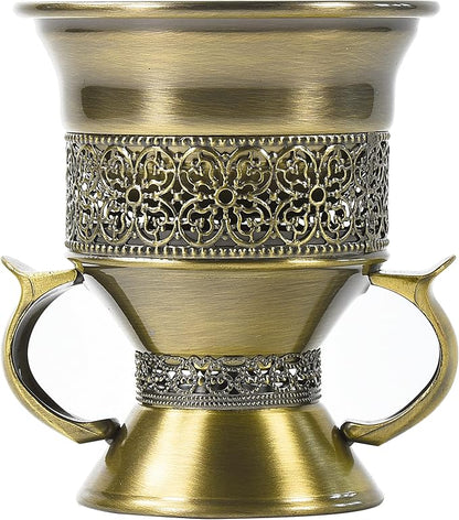 Frankincense Resin Incense Burner, Incense Censer, Bakhoor Burner, Charcoal Incense Burner, Incense Burner with Handle Tongs for Yoga, Spa Aromatherapy