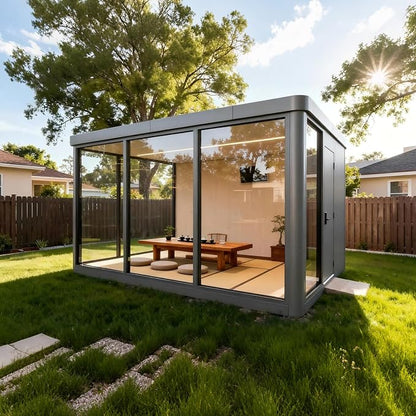 Modular Pods,ADUs/Prefab Studios Suitable for Office Work, Exercise and Dining in The Backyard T10