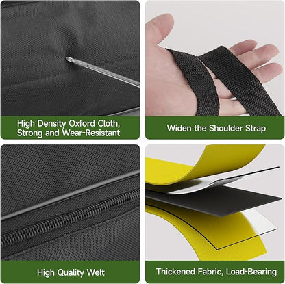 WILLBBQ Charcoal Grills (31.6x7.1x5.1 inch With Accessories) and Grill Storage Bag