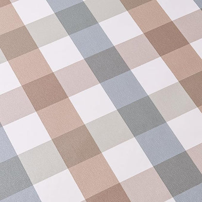 Rectangle Vinyl Tablecloth 100% Waterproof Heavy Duty - 55x78 Buffalo Plaid Checkered PVC Table Cover for Outdoor Picnic Camping Patio - Wipe Clean Plastic Table Cloth for BBQ Party Decor