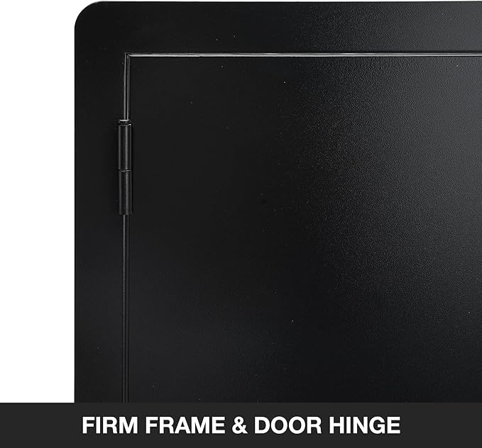 Stanbroil Outdoor Kitchen Doors BBQ Access Door 30" W x 21" H - Wall Construction Double Door Flush Mount for BBQ Island, Grilling Station, Outside Cabinet - Black