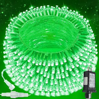 Upgraded Connectable 200 LED Christmas String Lights Outdoor Indoor, 66FT Orange Christmas Decorations Lights 13 Modes, Waterproof Twinkle Fairy Lights Plug in Clear Wire for Tree, Bedroom Decoration