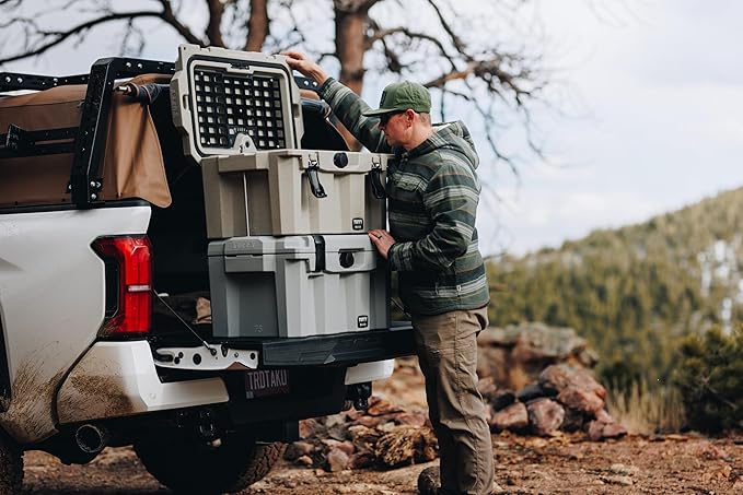 Tuffy 75L Locking Dry Box – Heavy-Duty Steel Storage Case with Combination Lock & Key Override | All-Weather, Stackable Vault for Overlanding, Tactical Gear & Outdoor Equipment
