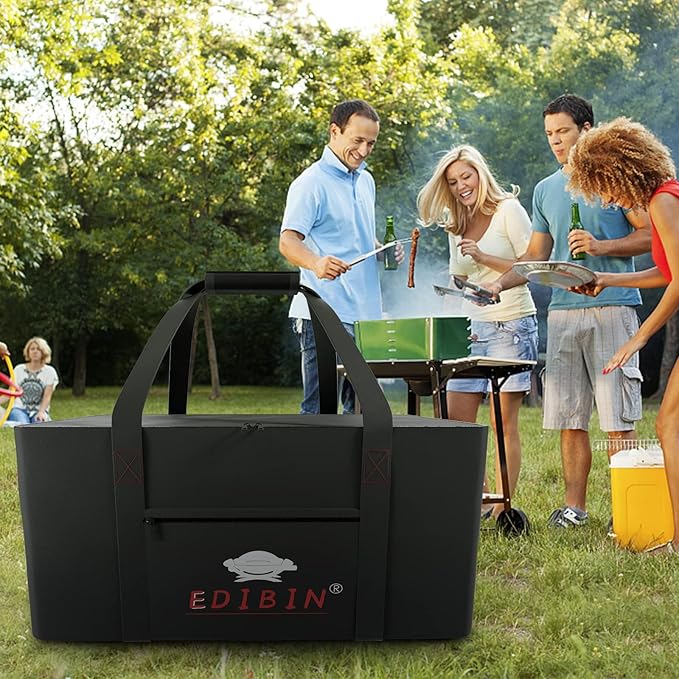 Grill Carry Bag Compatible with Weber Q1000 Q1200 Liquid Propane Grill,Carry Bag Fit for Weber Q1400 Electric Grill, 600D Heavy Duty Weather Resistant