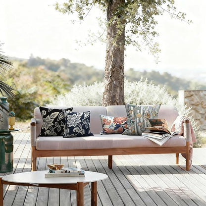 LVTXIII Outdoor Pillow Covers 20x20 Inch, 2 Pack Large Square Throw Pillow Cases, Fade-Resistant Cushion Covers for Patio Furniture Sofa, Garden Porch, Cabana Shells