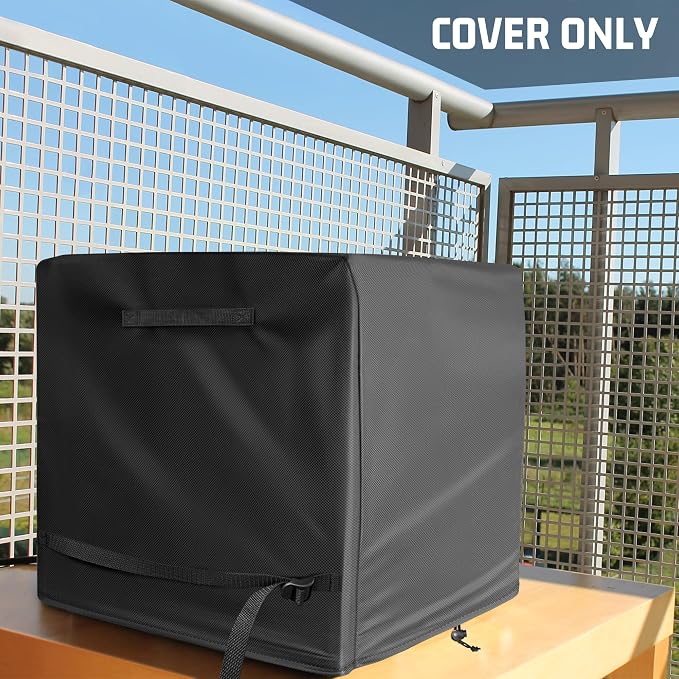 Infrared Grill Cover Black for Big H0RN Outdoor Portable Infrared Gas Grill | Heavy Duty Waterproof Protective Cover for Steak Cooker, Barbecue Propane Oven, Salamander Broiler