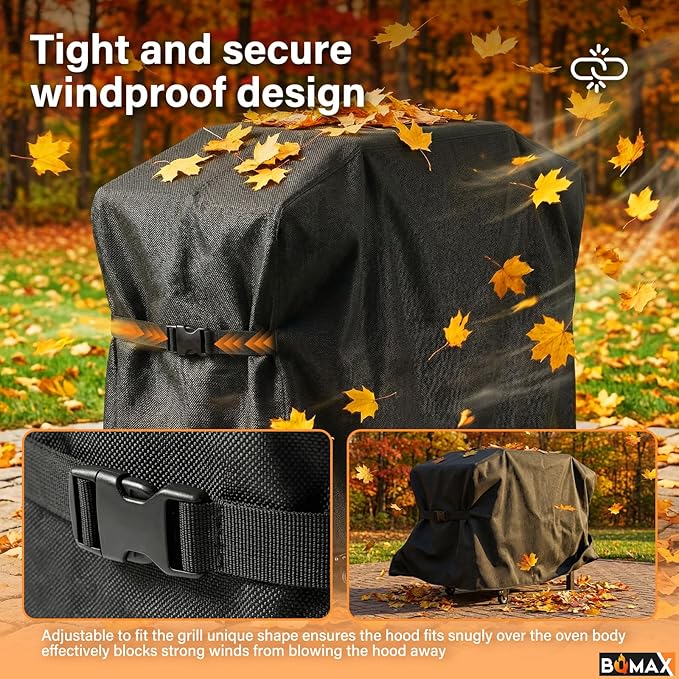 Grill Cover for Napoleon Rogue 425 Series Parts, Grill Cover for Napoleon Grill Accessories, Heavy Duty Waterproof 600D Polyester Grills Accessories, Black