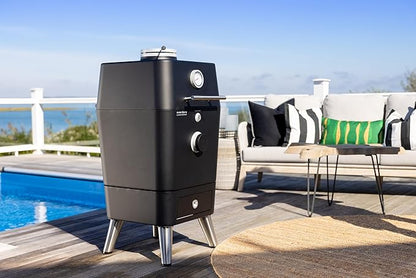 Everdure K1 Kamado Smoker Grill – Grill, Slow Smoke, Roast, Bake, or Make Pizza – Premium Outdoor Charcoal Grill with Large Cooking Surface, Create Flavorful, Smoky, Tender Results, Cover Included
