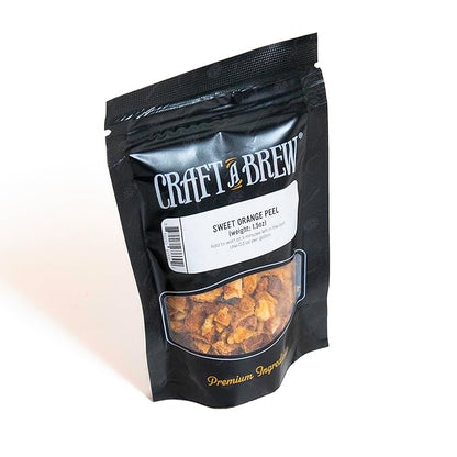 Craft A Brew - Sweet Orange Peel - For Beer Brewing - Adds Citrus Flavor to Your Homebrew - Smooth, Sweet, Orange Flavor - 1.5 oz Pack