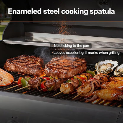 Endark 5-Burner 58,500 BTU Outdoor Propane Gas Grill with Side Burner, Stainless Steel & Porcelain Grates, Wheeled BBQ Grill for Patio, Garden, Backyard