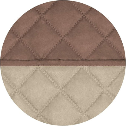 PureFit Reversible Recliner Chair Covers Couch Covers for Dogs, 28 in | Brown/Beige, Water Resistant Couch Protector, Washable Pet Couch Cover with Non Slip and Elastic Straps For Kids