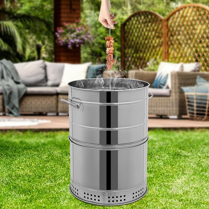 Large portable charcoal grill, suitable for travel, outdoor cooking