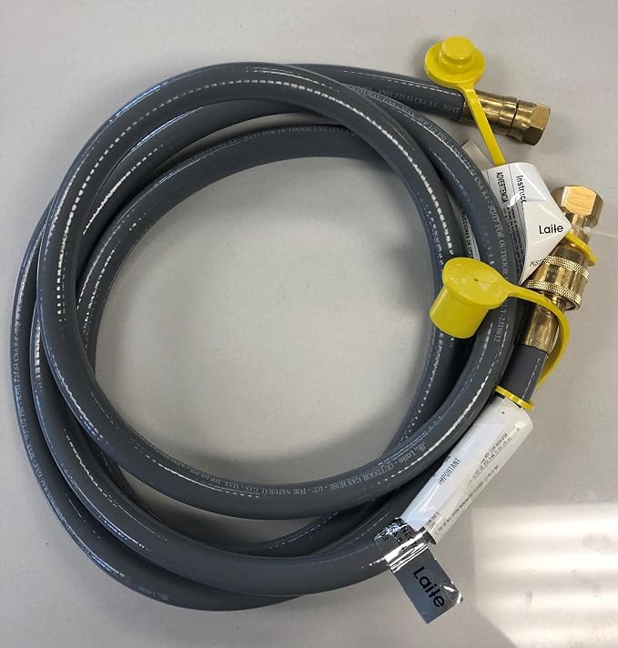 Mont Alpi Liquid Propane to Natural Gas Grill Conversion Kit with Regulator & 10 Foot Hose for MAi400 / MAi805 / MAi400-D / MAi805-D / MAi400-BSS / MAi805-BSS Original Deluxe and Black Series - MANGK