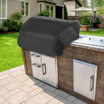 Built-in Grill Cover for Blaze 32 Inch 4-Burner Gas Grill, Cover for Bull Outdoor Built-in Gas Grills 32 Inch, Wateproof Island BBQ Grill Top Cover, Outdoor Kitchen Grill Head Cover