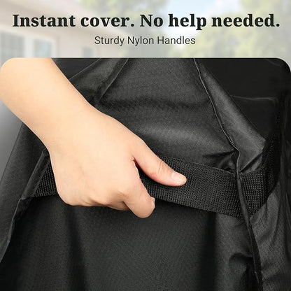 MR. COVER Outdoor Prep Table Cover 40 inch for Royal Gourmet Cart Flattop Worktable, 600D Heavy Duty Waterproof for Grill Dining Kitchen Island cart Protective, Outdoor Storage Cabinet Cover