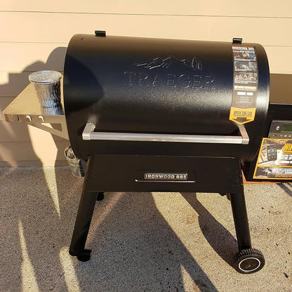 30 Packs BAC407 Grease Bucket Liner for Traeger Pro 575/870 Grill Tray liner, Traeger Ironwood 650/885 Bucket Liner Accessories,Traeger Drip Tray liner 20, 22, 34 Series Pellet Grill,4.9" x 4"